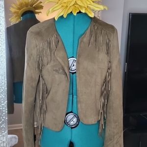Faux Suade jacket